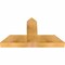 Ekena Millwork Portland Rough Sawn Timber Gable Bracket, Western Red Cedar, 36"W x 21"H x 4"D x 6"F, 14/12 Pitch GBW036X21X0406POR00RWR - alternate 3